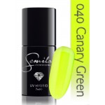 Oja UV Semilac 040 verde neon Canary Green 7 ml